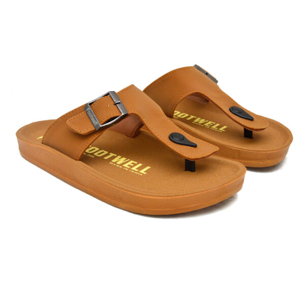 Footwell PU Chappals Gents Sole Mayari Collection Sandals - Image 2